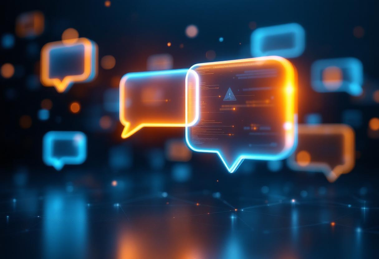 Multi-agent conversational AI visualization